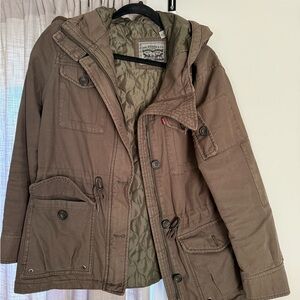 Levi's Olive Military Field Jacket